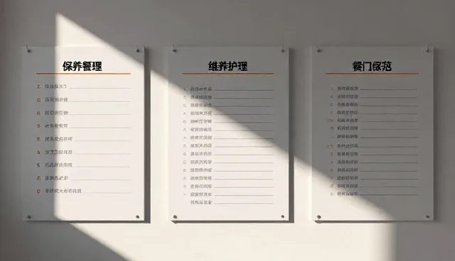 5个设备保养维护要点提升设备寿命